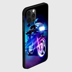 Чехол для iPhone 12 Pro Мотокросс ночной, цвет: 3D-черный — фото 2