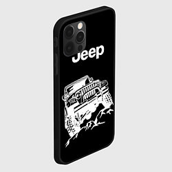 Чехол для iPhone 12 Pro Jeep, цвет: 3D-черный — фото 2