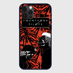 Чехол для iPhone 12 Pro Twenty One Pilots, цвет: 3D-черный