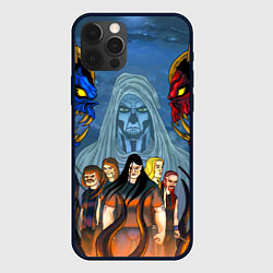 Чехол для iPhone 12 Pro Dethklok: Heroes, цвет: 3D-черный