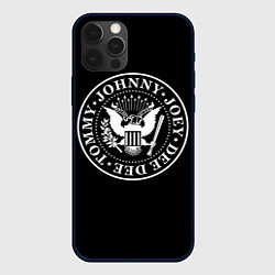 Чехол для iPhone 12 Pro The Ramones, цвет: 3D-черный