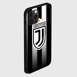 Чехол для iPhone 12 Pro Juventus FC: New logo, цвет: 3D-черный — фото 2