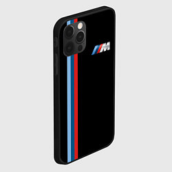Чехол для iPhone 12 Pro BMW BLACK COLLECTION БМВ, цвет: 3D-черный — фото 2