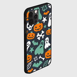 Чехол для iPhone 12 Pro Halloween Monsters, цвет: 3D-черный — фото 2