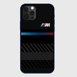 Чехол для iPhone 12 Pro BMW: Brand Lines, цвет: 3D-черный