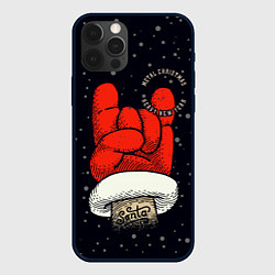 Чехол для iPhone 12 Pro Metal Christmas - Heavy New Year, цвет: 3D-черный