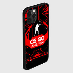 Чехол для iPhone 12 Pro CS:GO Андрей, цвет: 3D-черный — фото 2