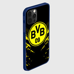 Чехол для iPhone 12 Pro Borussia FC: Sport Fashion, цвет: 3D-тёмно-синий — фото 2