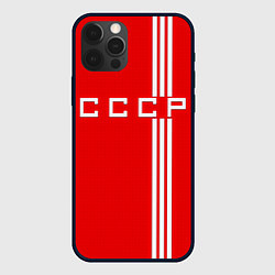 Чехол для iPhone 12 Pro Cборная СССР, цвет: 3D-черный