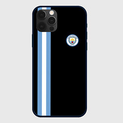 Чехол для iPhone 12 Pro Манчестер Сити, цвет: 3D-черный