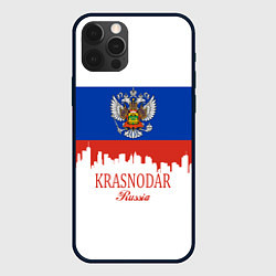 Чехол для iPhone 12 Pro Krasnodar, Russia, цвет: 3D-черный