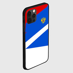 Чехол для iPhone 12 Pro Russia: Light Sport, цвет: 3D-черный — фото 2