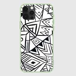 Чехол для iPhone 12 Pro Boho Style, цвет: 3D-салатовый