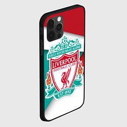 Чехол для iPhone 12 Pro FC Liverpool, цвет: 3D-черный — фото 2