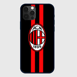 Чехол для iPhone 12 Pro AC Milan 1899, цвет: 3D-черный