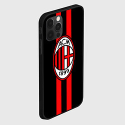 Чехол для iPhone 12 Pro AC Milan 1899, цвет: 3D-черный — фото 2