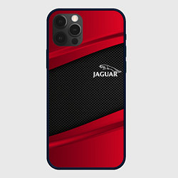 Чехол для iPhone 12 Pro Jaguar: Red Sport, цвет: 3D-черный