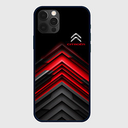Чехол для iPhone 12 Pro Citroen: Red sport, цвет: 3D-черный