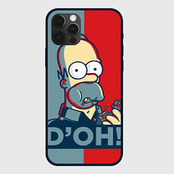 Чехол для iPhone 12 Pro Homer Simpson DOH!, цвет: 3D-черный