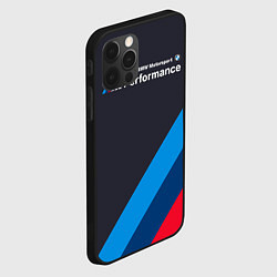 Чехол для iPhone 12 Pro BMW M Performance, цвет: 3D-черный — фото 2