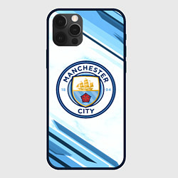 Чехол для iPhone 12 Pro Manchester city, цвет: 3D-черный