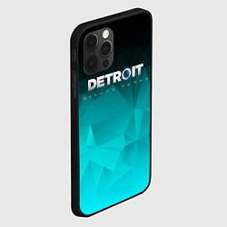 Чехол для iPhone 12 Pro Detroit: Become Human, цвет: 3D-черный — фото 2