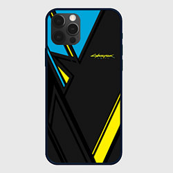 Чехол для iPhone 12 Pro Cyberpunk 2077: Sport, цвет: 3D-черный