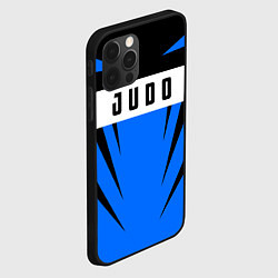 Чехол для iPhone 12 Pro Judo Fighter, цвет: 3D-черный — фото 2