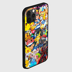 Чехол для iPhone 12 Pro Pokemon Bombing, цвет: 3D-черный — фото 2