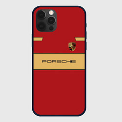 Чехол для iPhone 12 Pro Porsche Design, цвет: 3D-черный