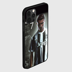 Чехол для iPhone 12 Pro RONALDO 7, цвет: 3D-черный — фото 2