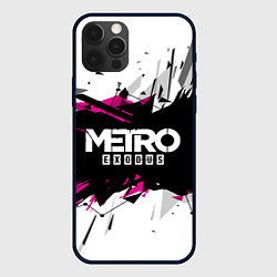 Чехол для iPhone 12 Pro Metro: Exodus Purple, цвет: 3D-черный