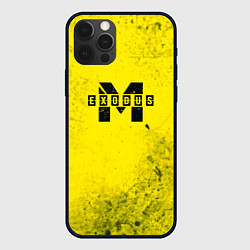 Чехол для iPhone 12 Pro Metro Exodus: Yellow Grunge, цвет: 3D-черный