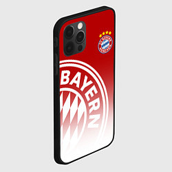 Чехол для iPhone 12 Pro ФК Бавария, цвет: 3D-черный — фото 2