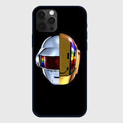 Чехол для iPhone 12 Pro Daft Punk: Smile Helmet, цвет: 3D-черный