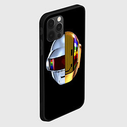 Чехол для iPhone 12 Pro Daft Punk: Smile Helmet, цвет: 3D-черный — фото 2