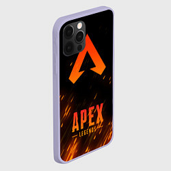 Чехол для iPhone 12 Pro Apex Legends: Orange Flame, цвет: 3D-светло-сиреневый — фото 2