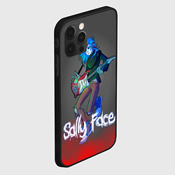 Чехол для iPhone 12 Pro Sally Face: Rock Star, цвет: 3D-черный — фото 2