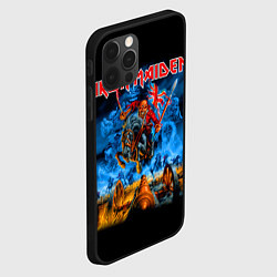 Чехол для iPhone 12 Pro Iron Maiden: Great Britain Warriors, цвет: 3D-черный — фото 2