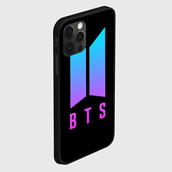 Чехол для iPhone 12 Pro BTS: Neon Night, цвет: 3D-черный — фото 2