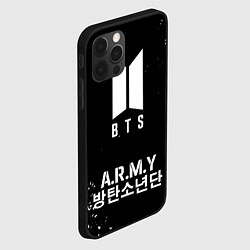 Чехол для iPhone 12 Pro BTS ARMY, цвет: 3D-черный — фото 2