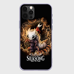 Чехол для iPhone 12 Pro Hollow Knight: Silksong, цвет: 3D-светло-сиреневый