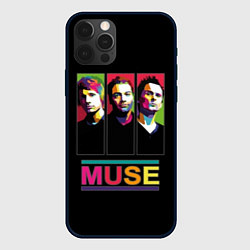 Чехол для iPhone 12 Pro Muse pop-art, цвет: 3D-черный