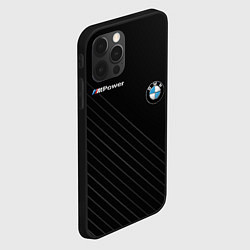 Чехол для iPhone 12 Pro BMW, цвет: 3D-черный — фото 2