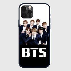 Чехол для iPhone 12 Pro BTS постер, цвет: 3D-черный