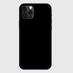 Чехол для iPhone 12 Pro Без дизайна, цвет: 3D-черный