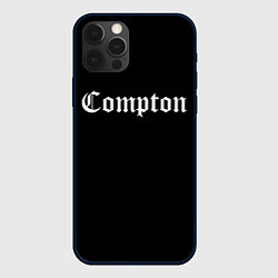 Чехол для iPhone 12 Pro Комптон, цвет: 3D-черный