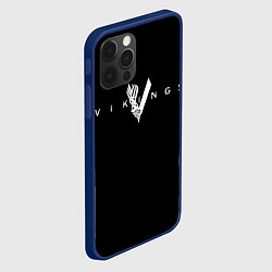 Чехол для iPhone 12 Pro Vikings, цвет: 3D-тёмно-синий — фото 2