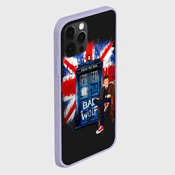 Чехол для iPhone 12 Pro Doctor Who: Bad Wolf, цвет: 3D-светло-сиреневый — фото 2