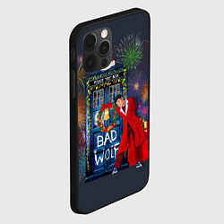 Чехол для iPhone 12 Pro Doctor Who, цвет: 3D-черный — фото 2